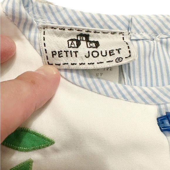 Petit Jouet | Vintage Floral Appliqué Dress (3T) 🌷 - Picture 6 of 7